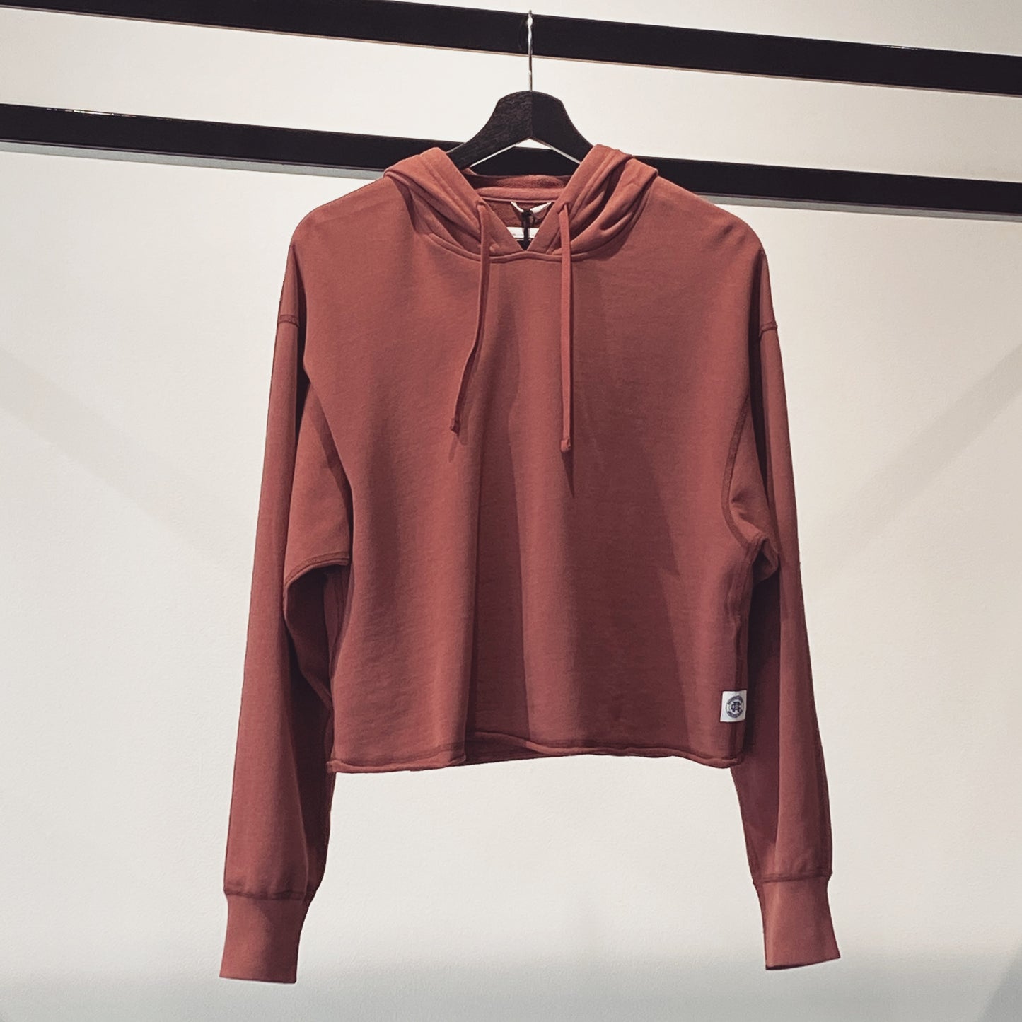 Reigning Champ Women's Cut-Off Hoodie/ last in s